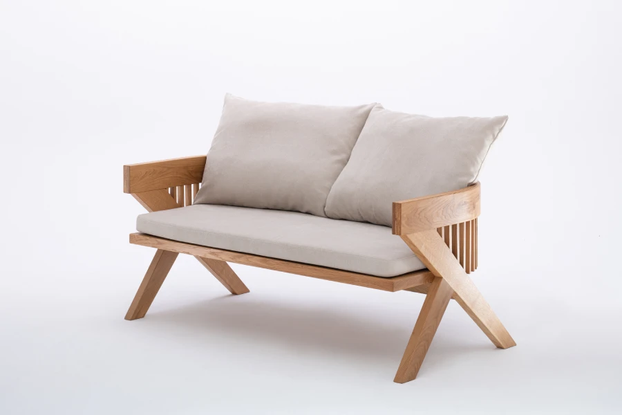 DSC_1734.webp ATLANTIC LOVESEAT - Solid Hardwood Outdoor Sofa