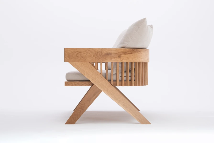 DSC_1737.webp ATLANTIC LOVESEAT - Solid Hardwood Outdoor Sofa