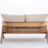 DSC_1740.webp ATLANTIC LOVESEAT - Solid Hardwood Outdoor Sofa