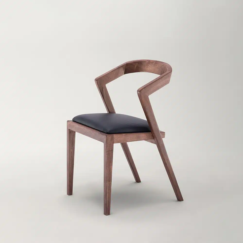 MARINA - Mid-Century Modern Solid Hardwood Chair