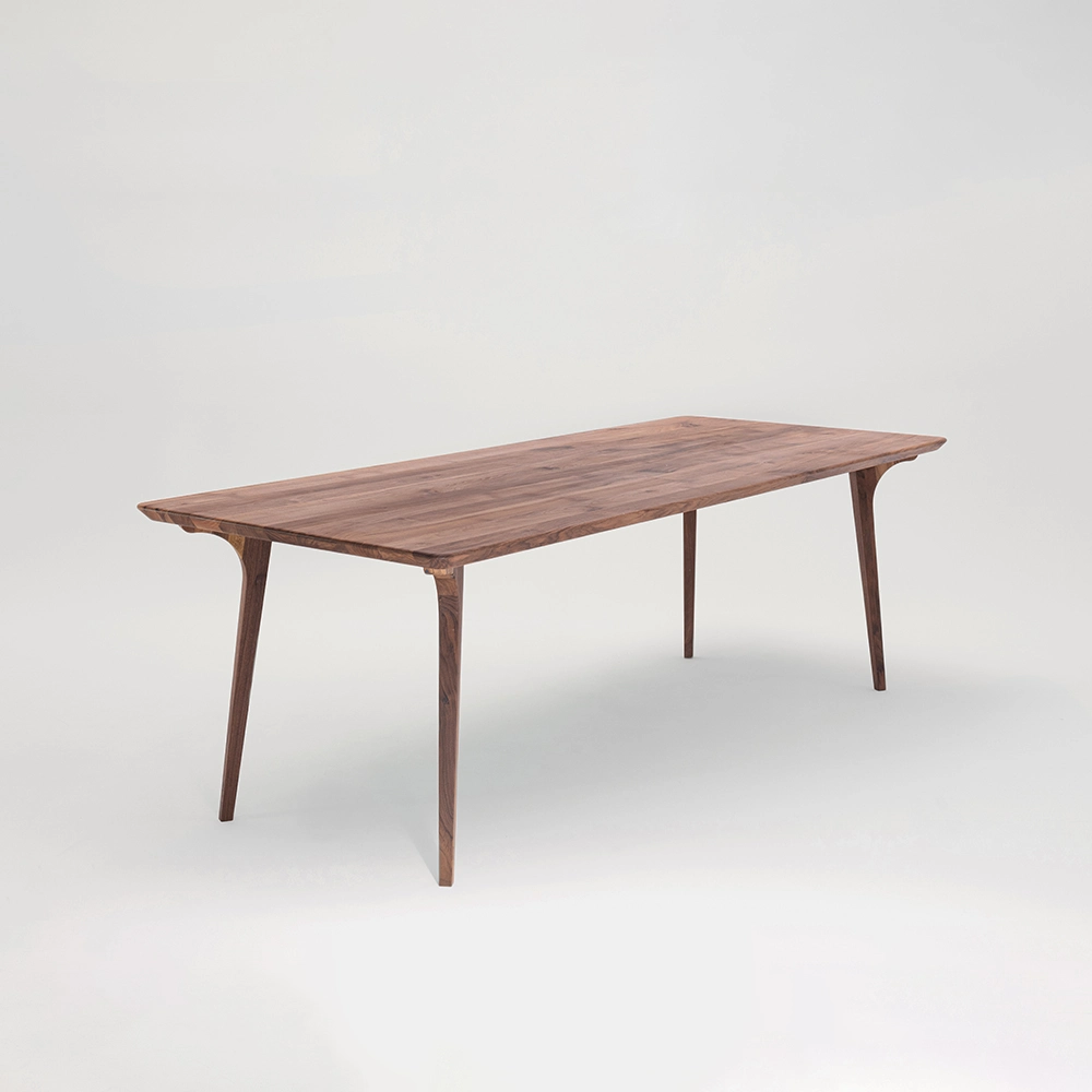 Yorick_dining_table.webp YORICK - Mid-Century Modern Solid Hardwood Dining Table